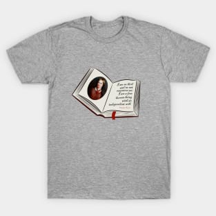 charlotte brontë quote T-Shirt